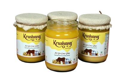 Krushang Gir Cow Desi A2 Ghee - 250 ML